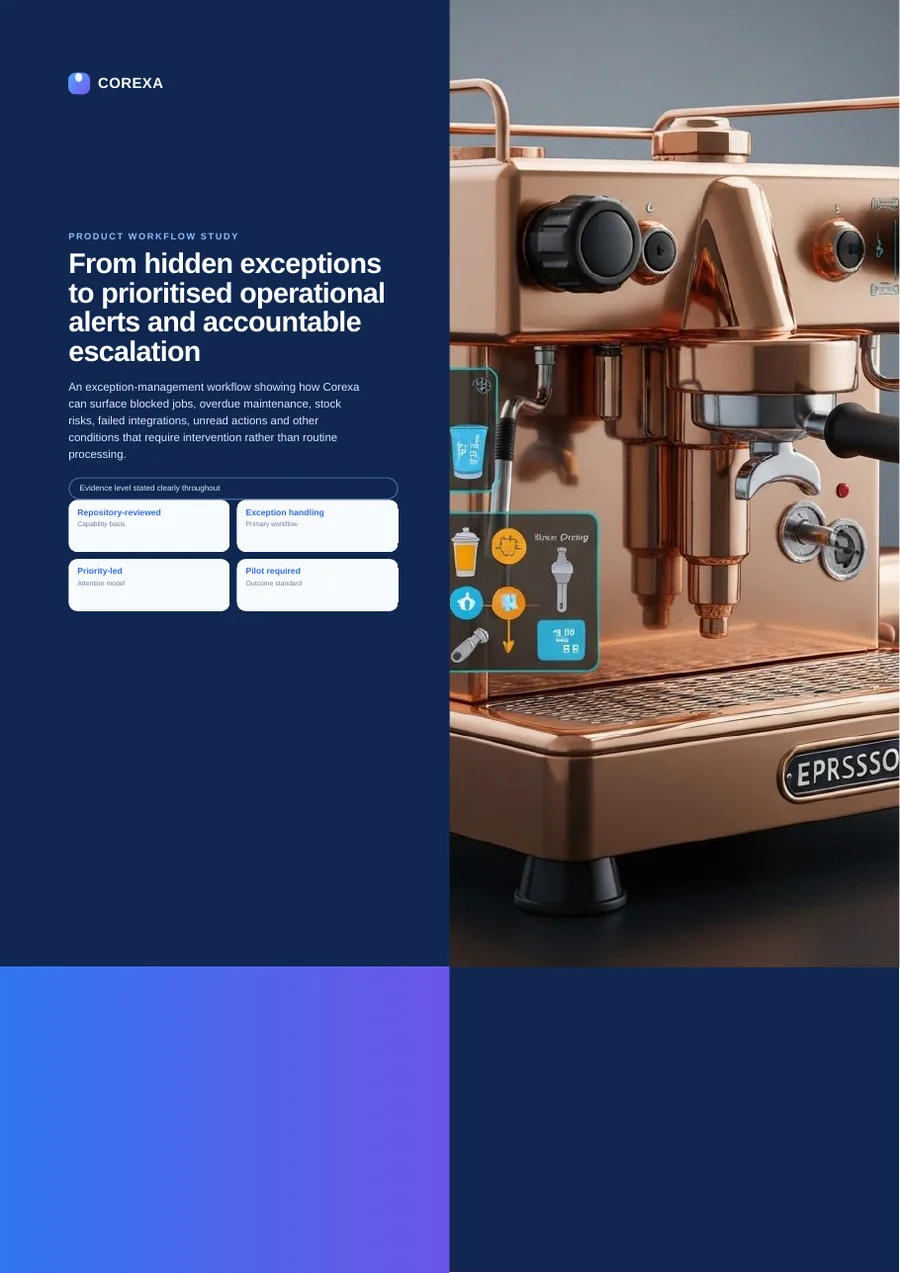 Cover of From hidden exceptions to prioritised operational alerts and accountable escalation