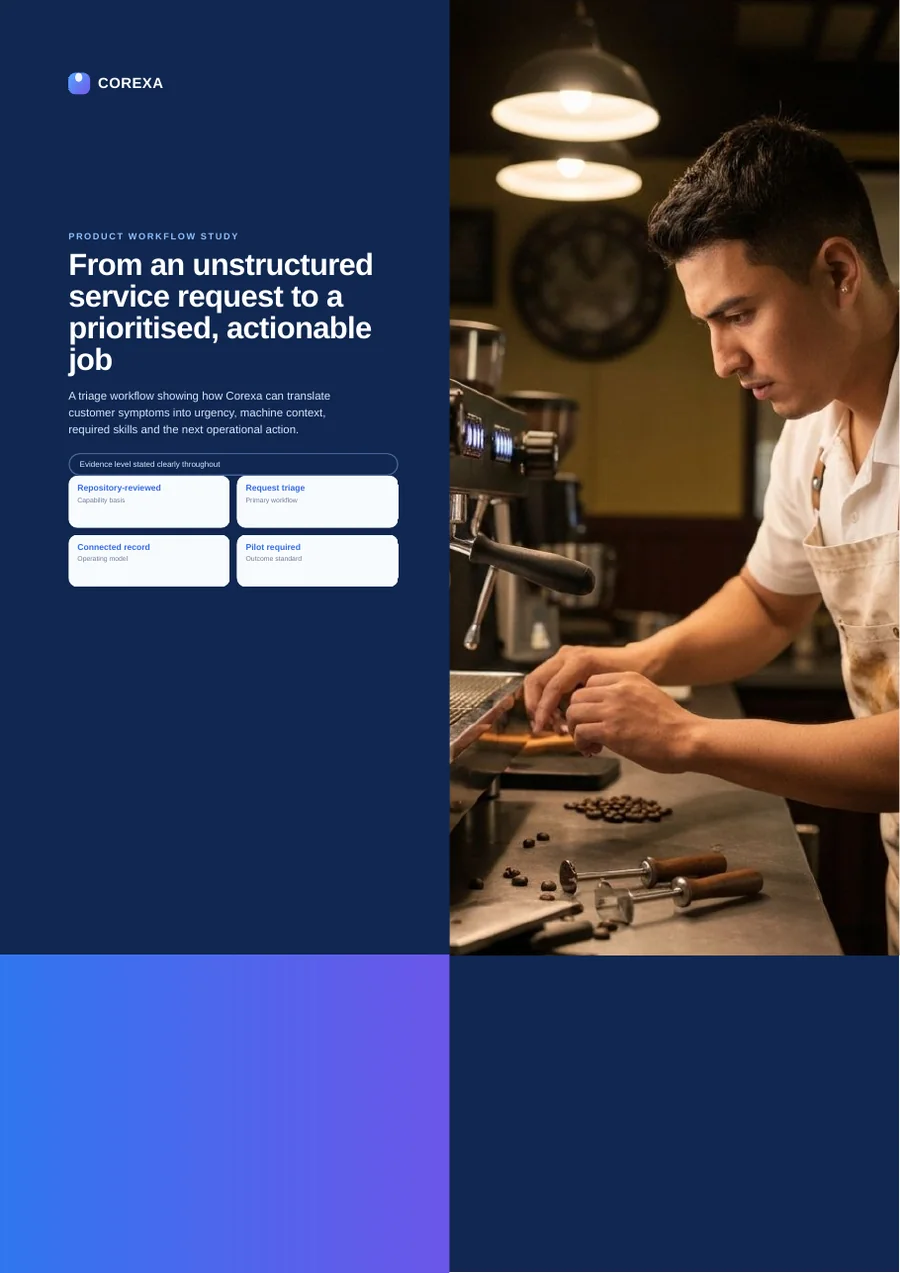 Cover of From an unstructured service request to a prioritised, actionable job