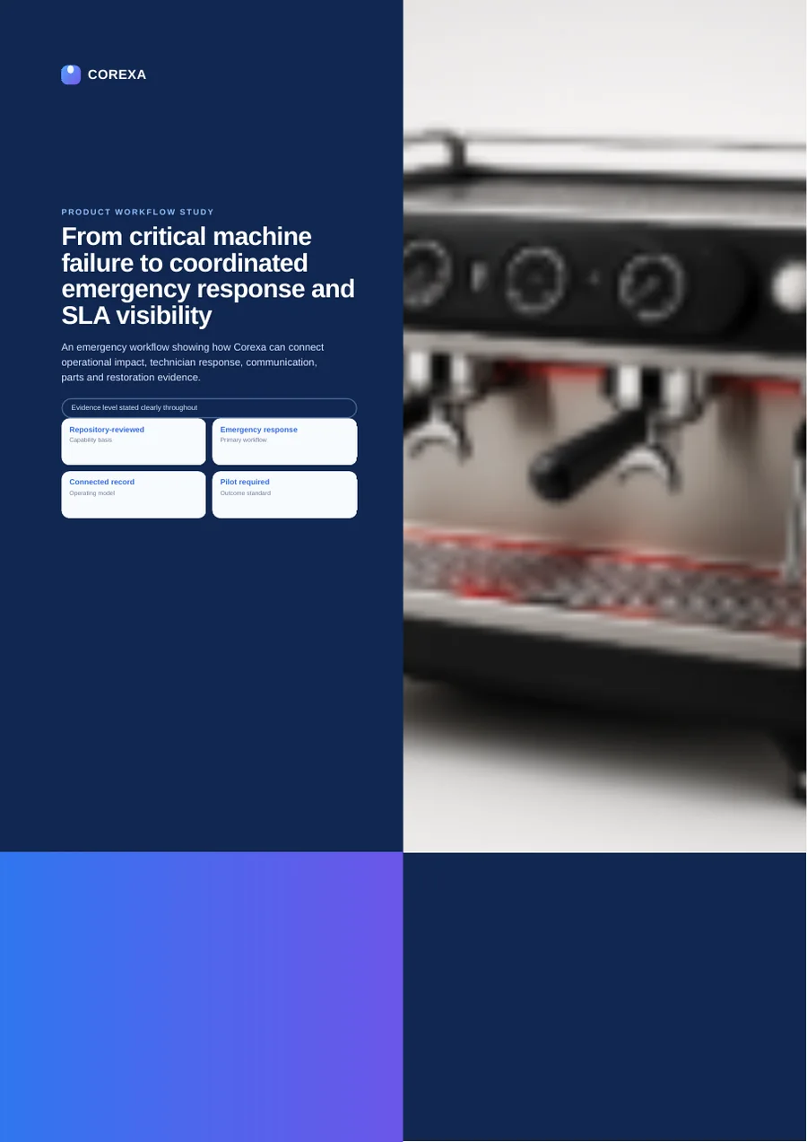 Cover of From critical machine failure to coordinated emergency response and SLA visibility