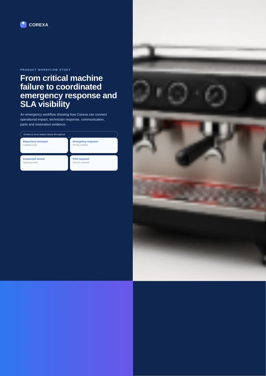 Cover of From critical machine failure to coordinated emergency response and SLA visibility